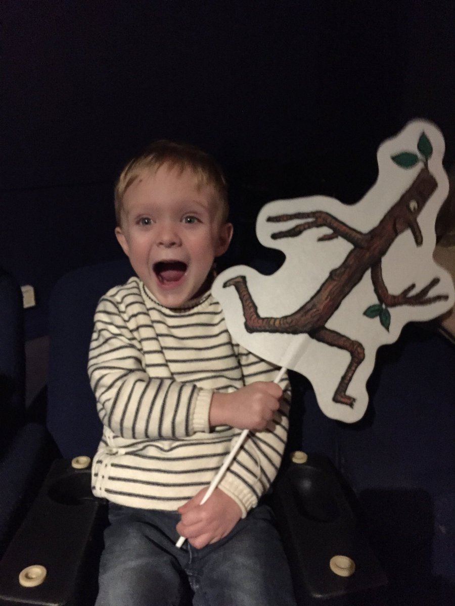 Wonderful show <a href="/StablesMK/">The Stables MK</a> by <a href="/stickmanlive/">STICK MAN Live</a> 3 yr old grandson loved it all. His first experience of live theatre- a big hit.