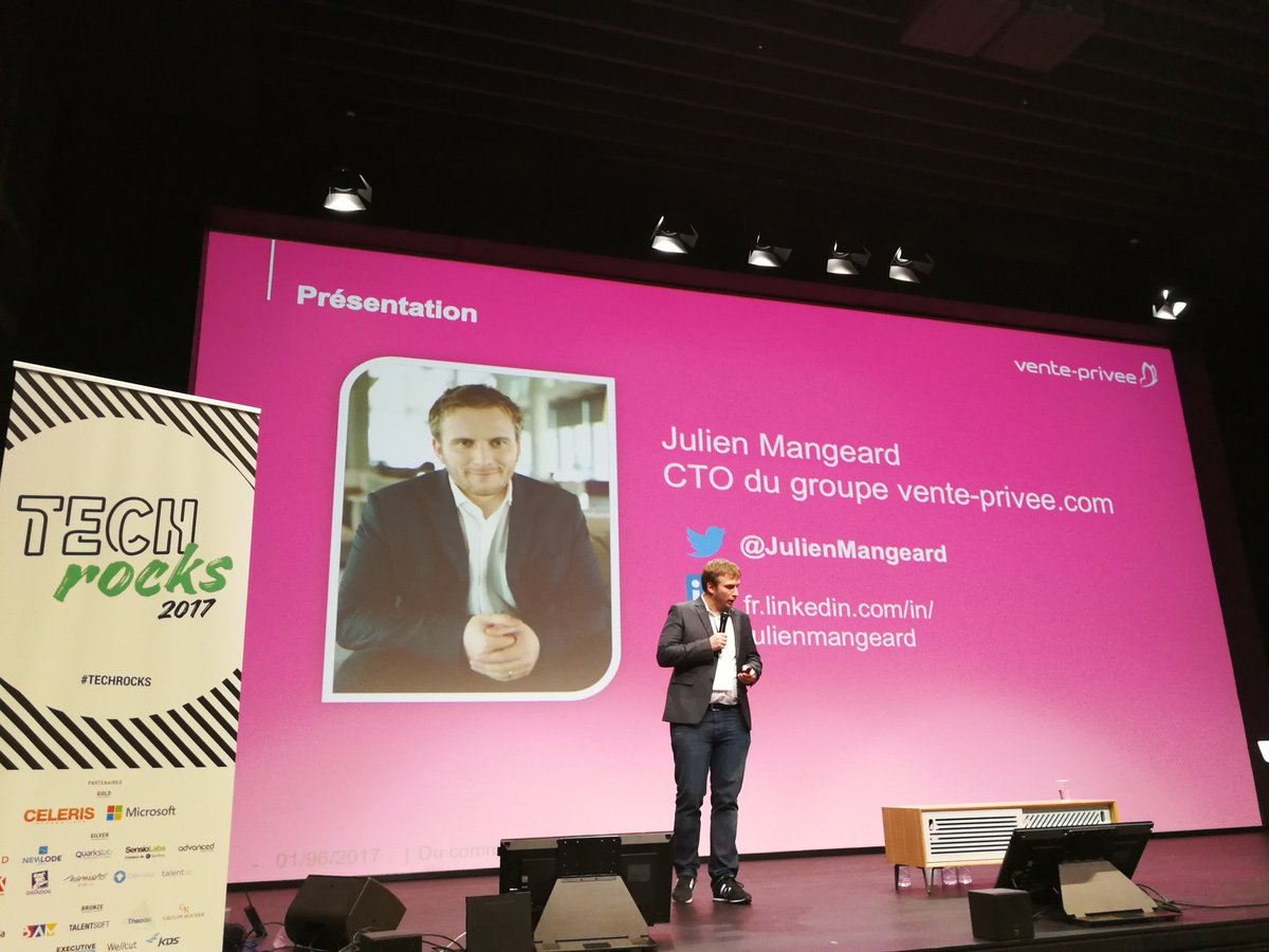 tyeum's tweet image. @JulienMangeard sur la piste. #TechsRocks @ventepriveeTech