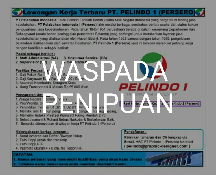 Pin Di Lowongan Kerja