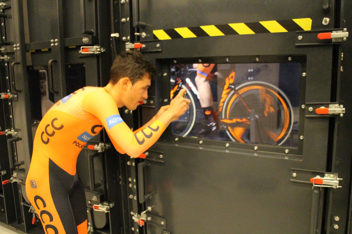 CCCDevoTeam's tweet photo. Our visit at the wind tunnel has been great opportunity to learn and draw some conclusions which should be helpful in the future.
#BikeFitting #RideforMore https://t.co/w11GYZwOIY