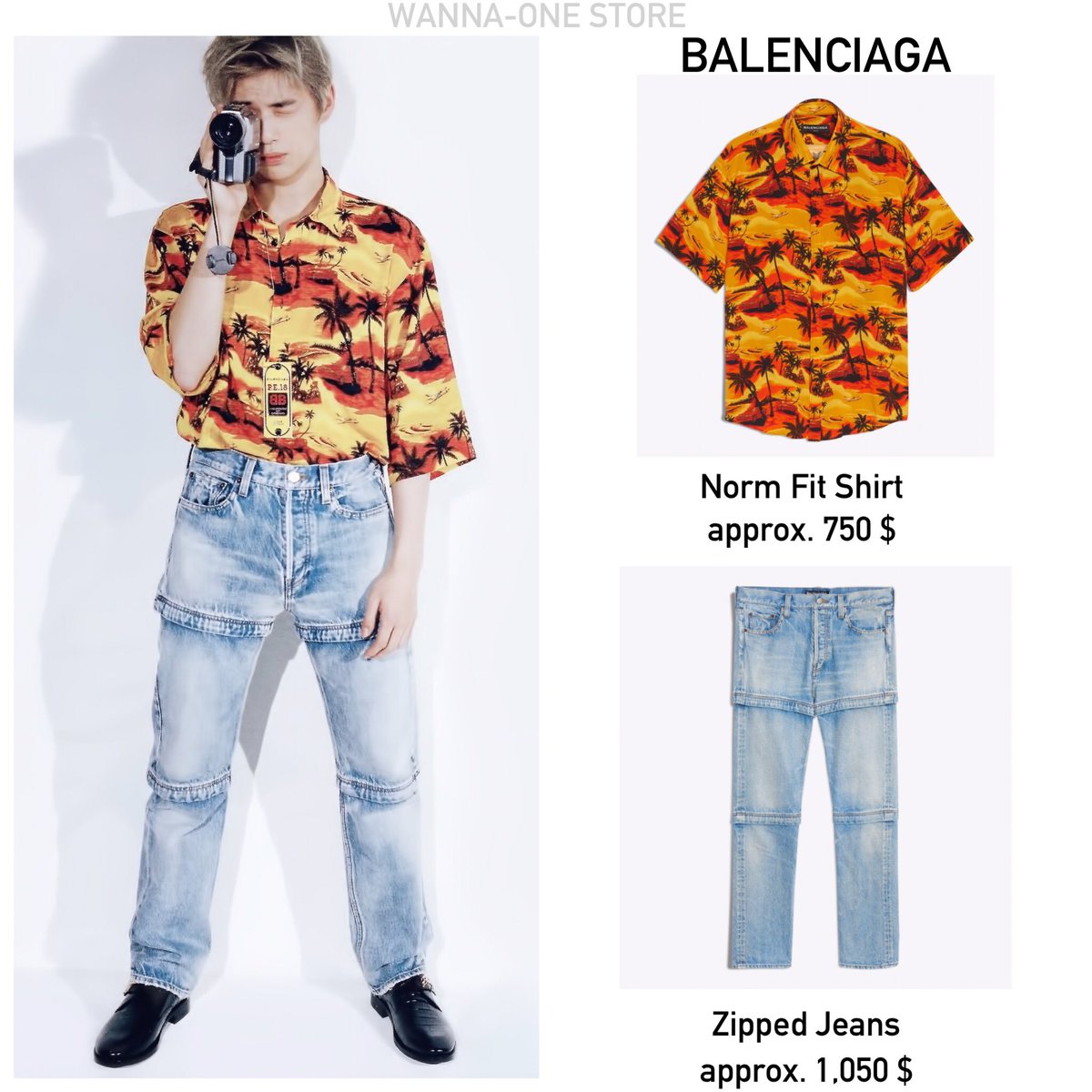 balenciaga zipped jeans
