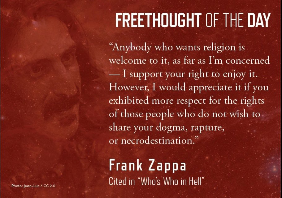 Happy Birthday to Frank Zappa. 
