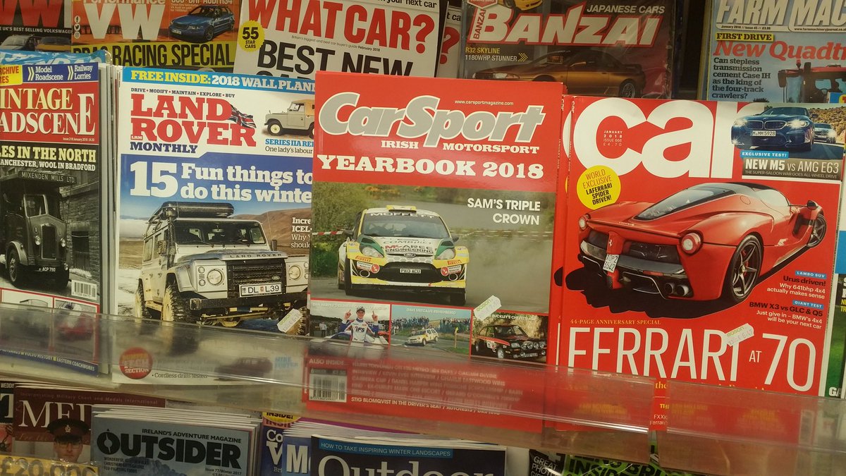CarSport out now in shops. A great read over the holidays.