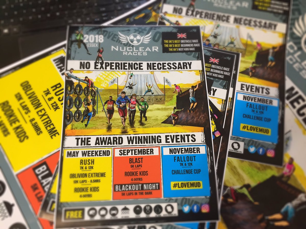 TheNuclearRaces's tweet photo. Today's we're mailing out posters to gyms, offices, shops, schools to #spreadthemud.
Can 👍 you put one up? https://t.co/Y4413SsSUB https://t.co/9J6vIwezb6