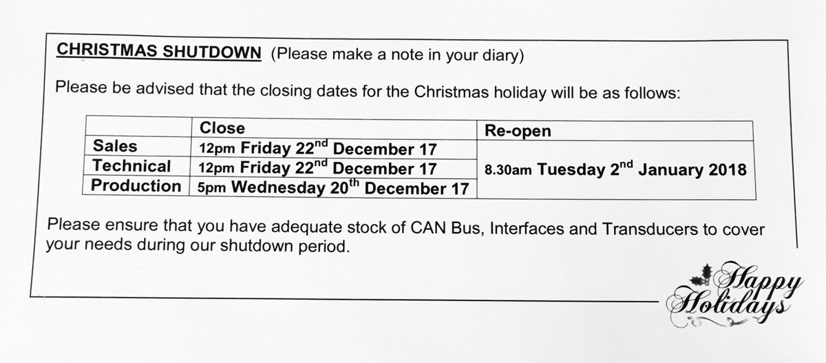 Just a reminder... 
#ChristmasIsComing #CountdowntoChristmas #sailes #officeclosed 🎄