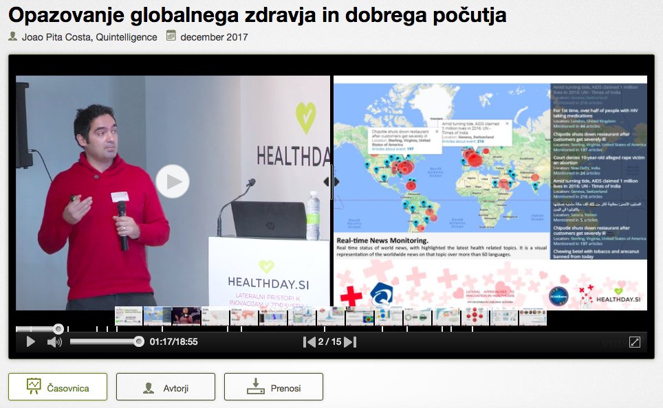 Joao_PitaCosta's tweet photo. Hey, here is my take at @HealthDaySi about the #Quintelligence text mining tools to support #PublicHealth in the context of @MIDASProjectEU. Have a look: https://t.co/EWrqsXAsgq https://t.co/xvwGJ15WCm