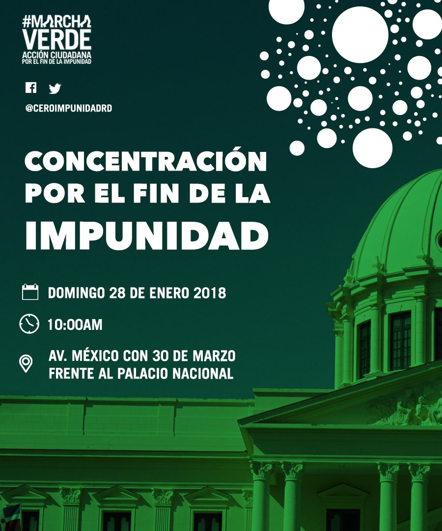 Este 28 de enero vamos juntos/as a iniciar el año demostrando que estamos en pie de lucha para cerrarle el pasa a la impunidad. #MarchaVerde #28E #PalacioNacional