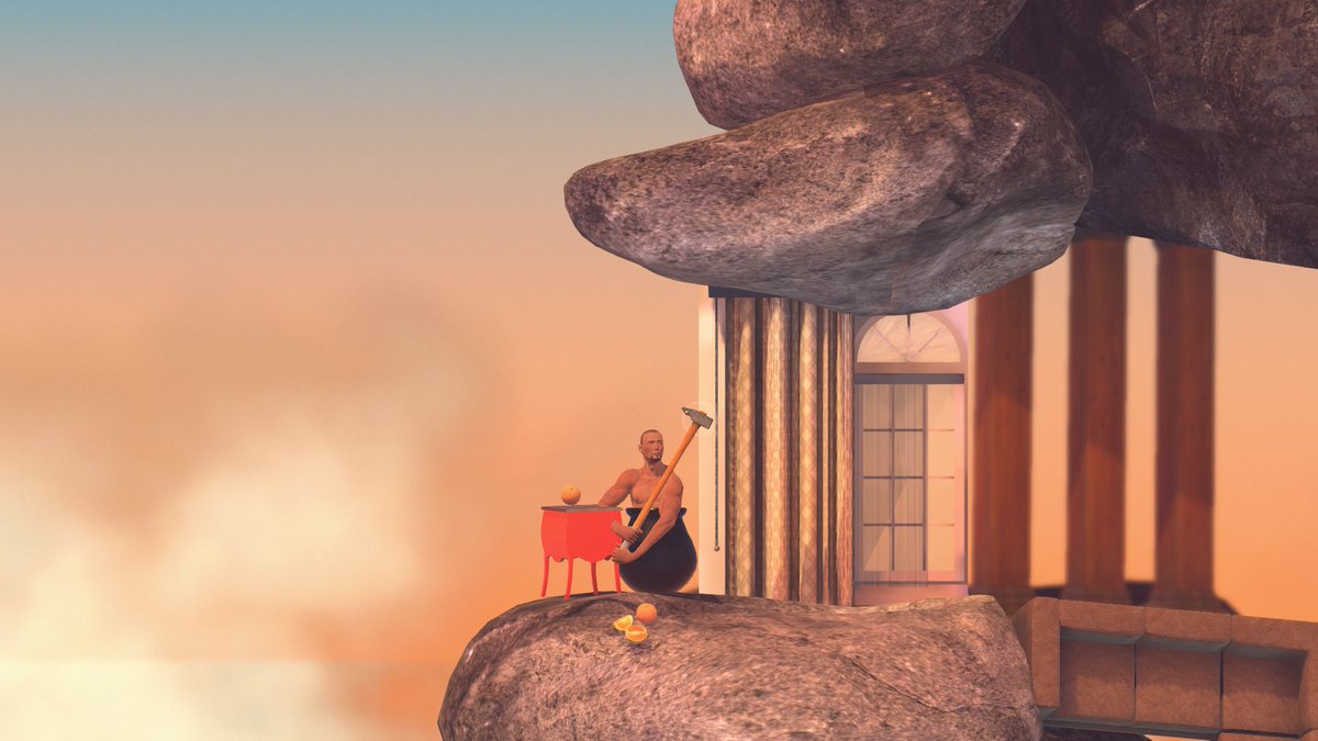 壺とおっさんとハンマーのアレ Getting Over It With Bennett Foddy の攻略メモ 重大なネタバレを含む Togetter