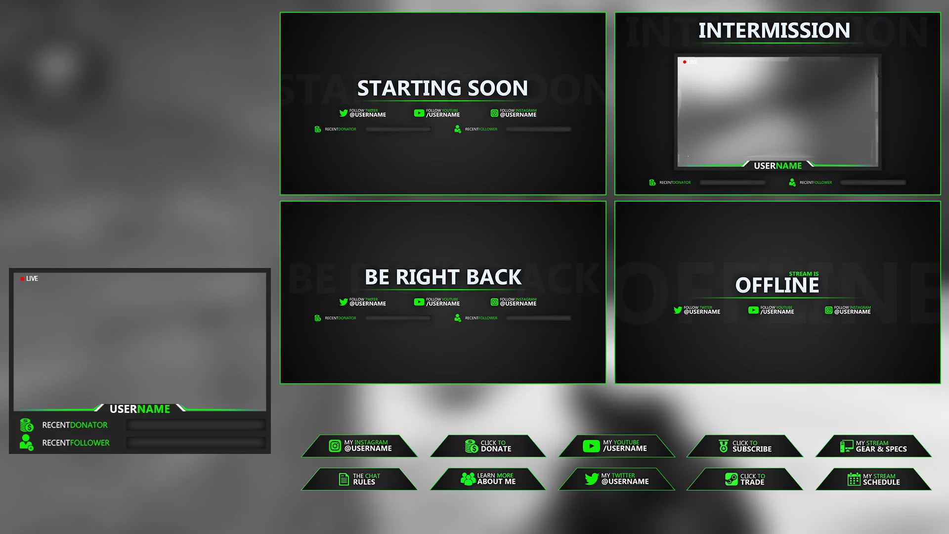 #LiveOverlays - Search / X