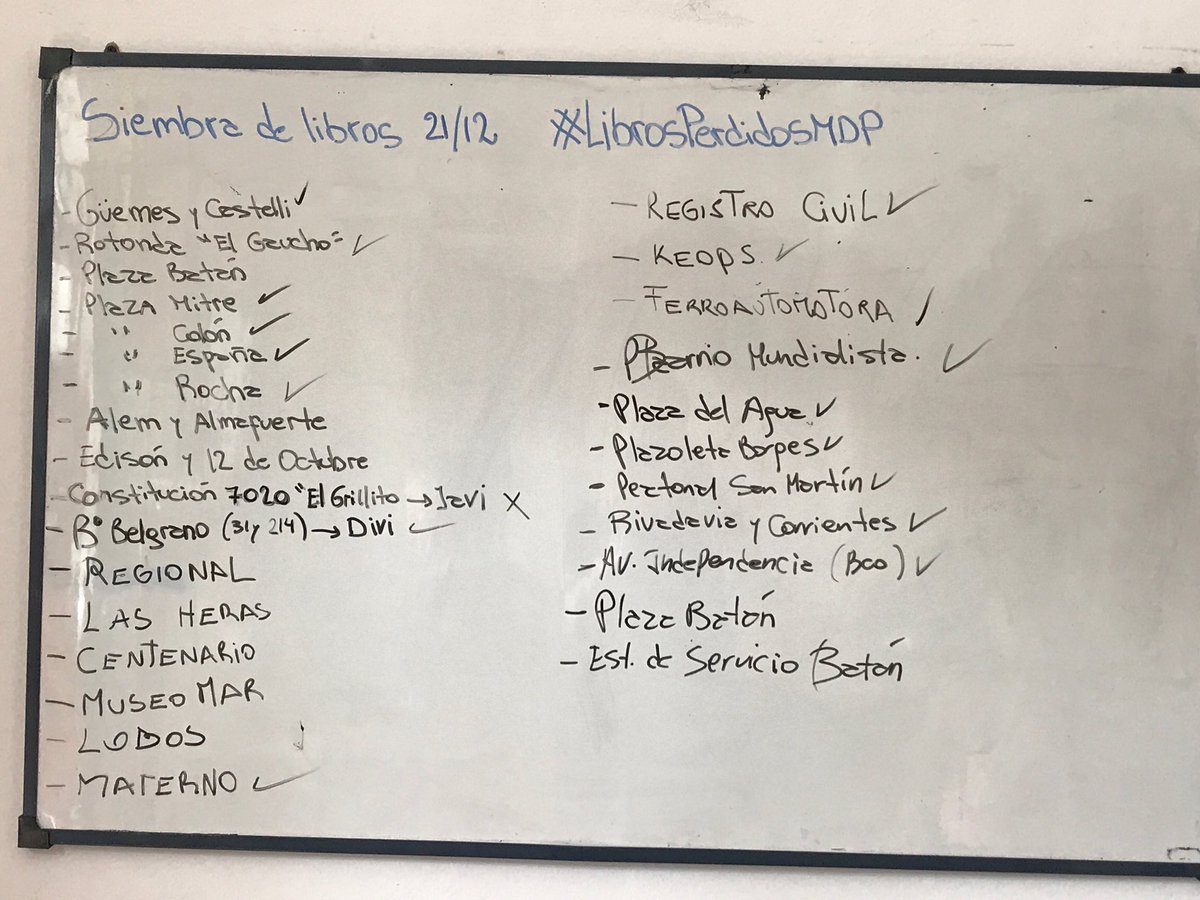 LBonifatti's tweet image. Seguimos sembrando ! #SiembradeLibros #LibrosPerdidosMdP