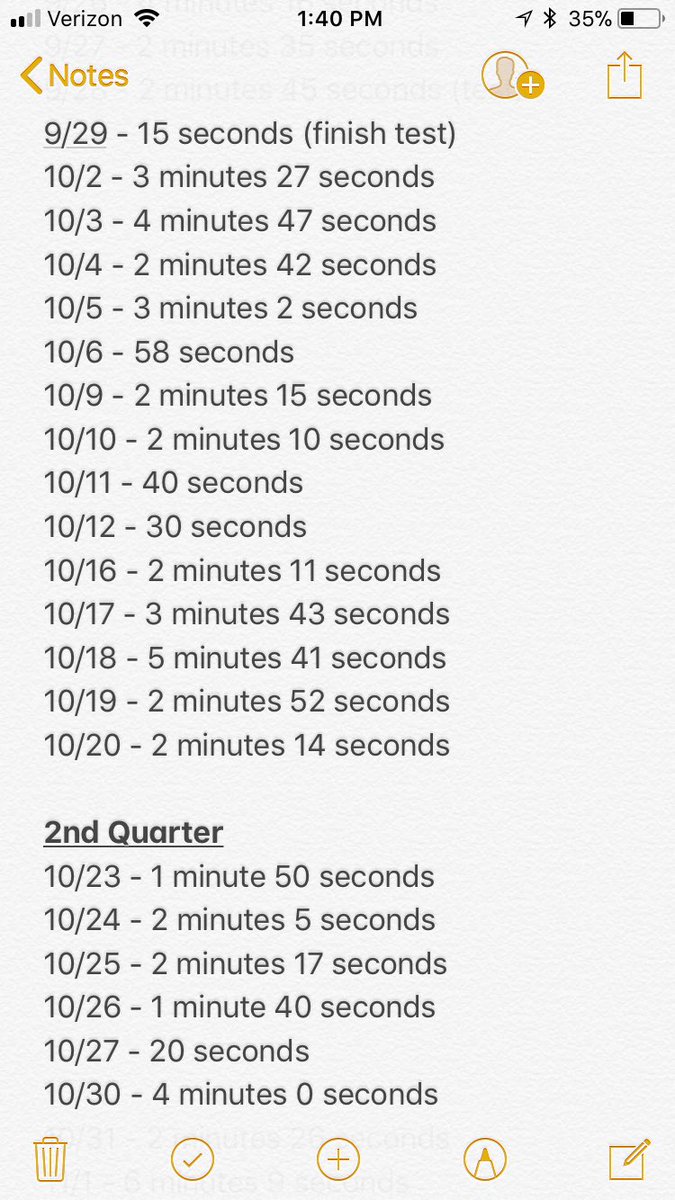 DwyerLogan's tweet photo. The total time Mr. Wheeler wastes after the bell rings in one semester https://t.co/ijrPuILysx