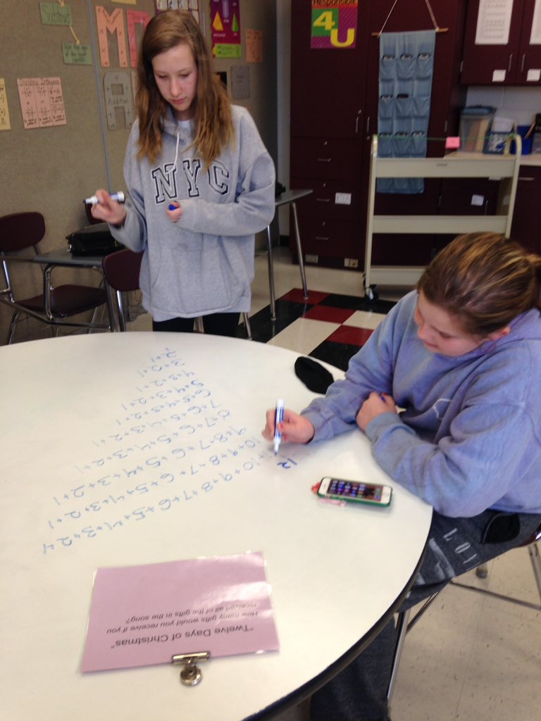 MrsKlossGVSD's tweet photo. P6 broke into the cooler with 10 minutes to spare! Good team work! @Mrs_Cantando #mathiseverywheregvms #readingtoo https://t.co/bahfy3G7ll