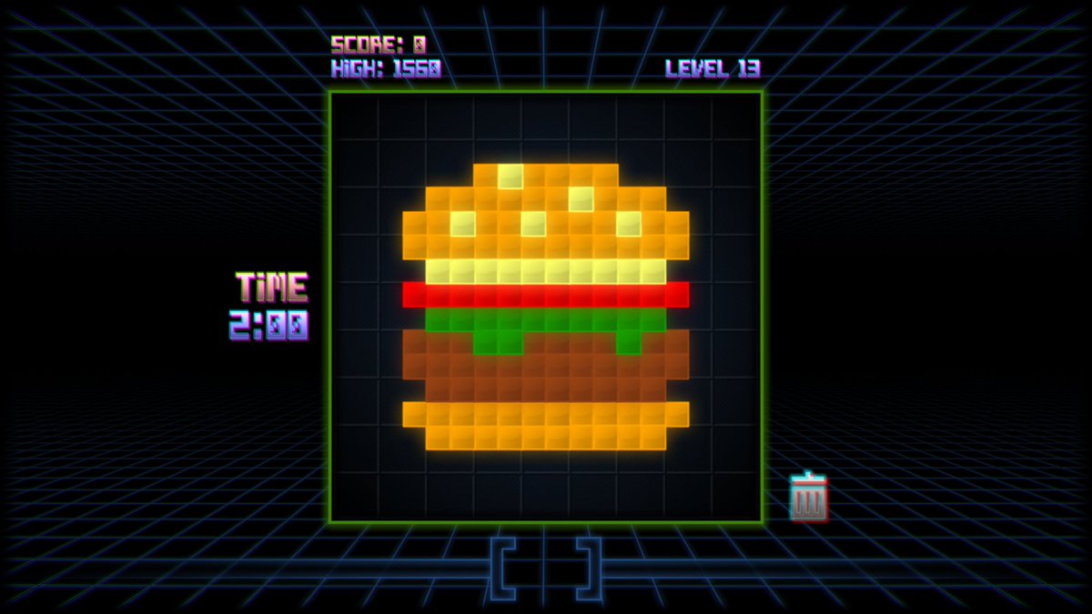 Are you getting hungry? Here's a Pixel Burger for you. Bon appetite! 80% off #pixelart #puzzle #indiegame store.steampowered.com/app/526800/?ut…