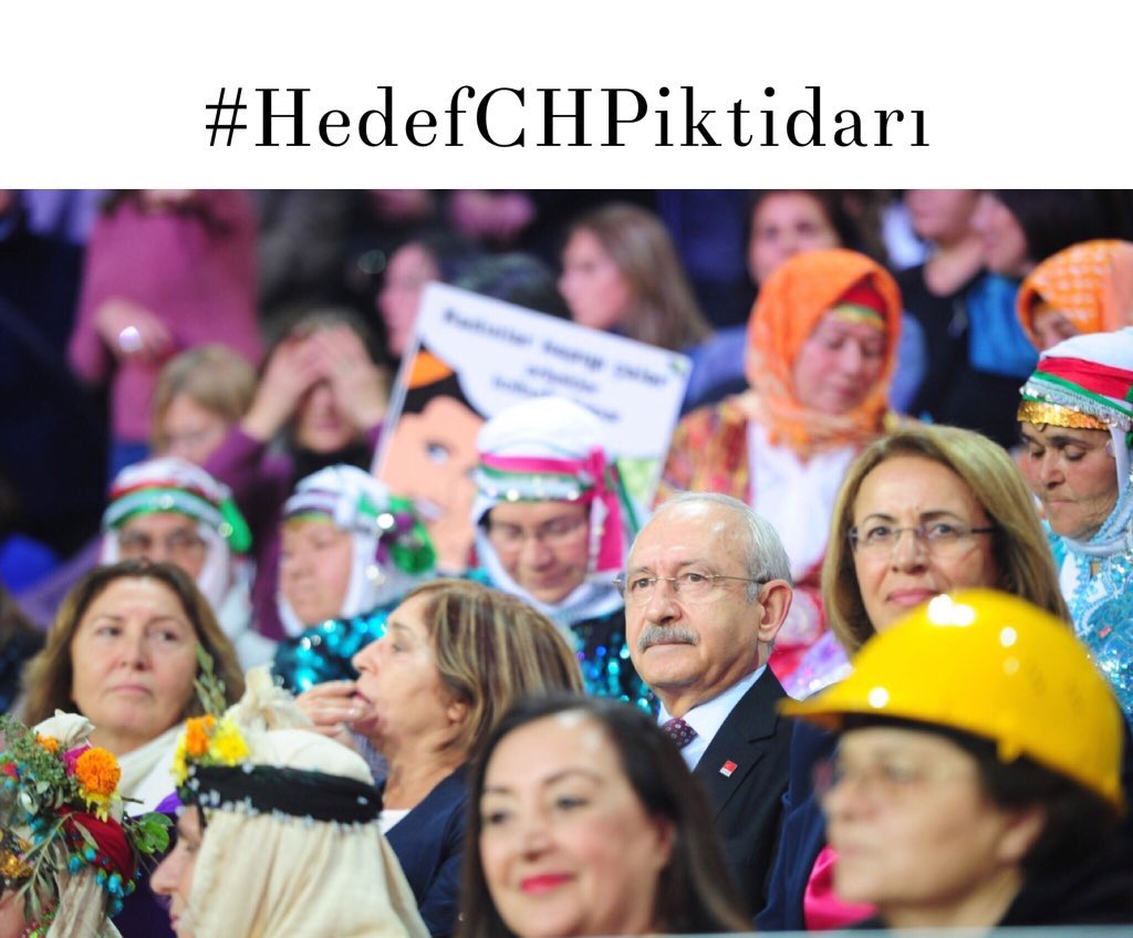 Eşit temsil için #HedefCHPiktidarı