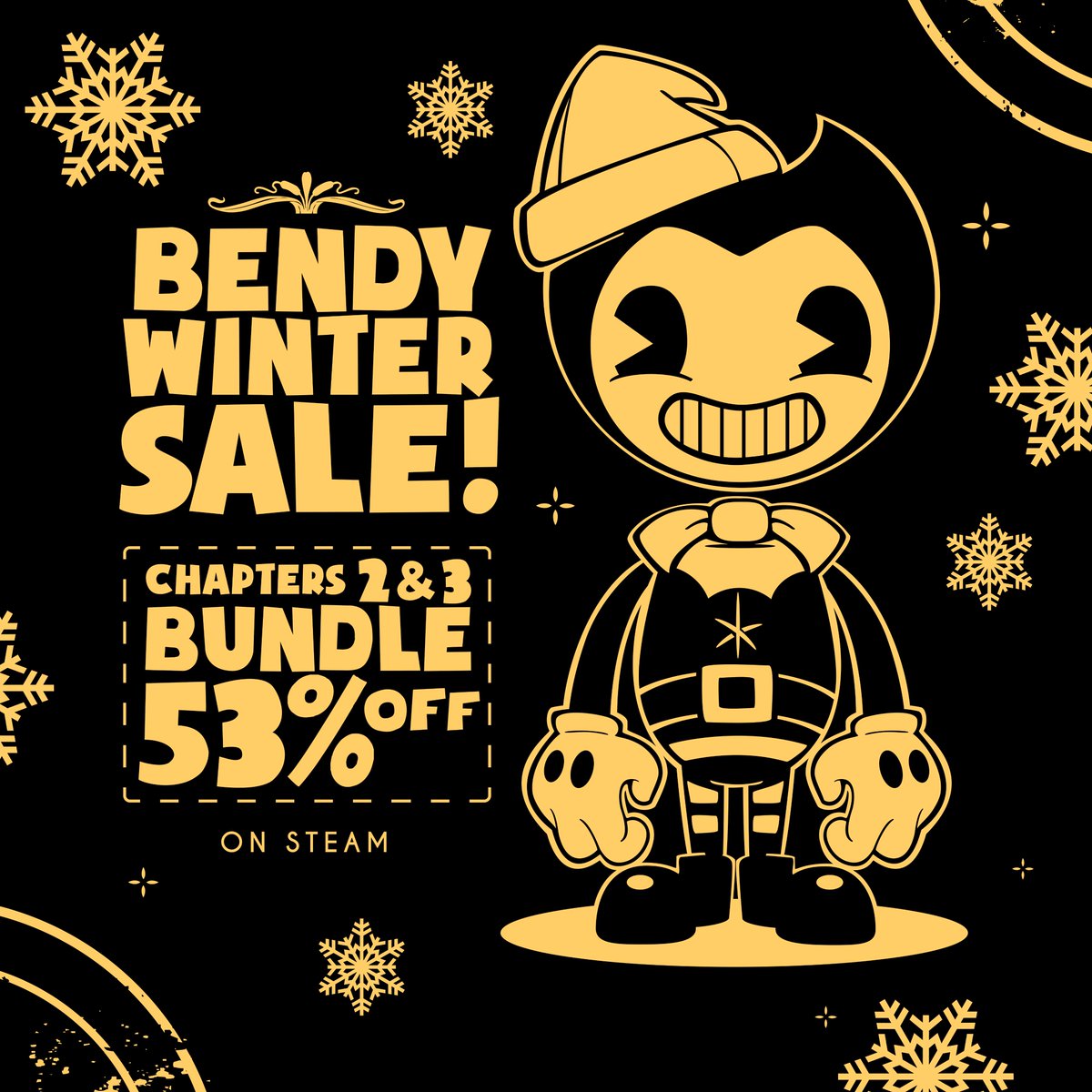 bendy batimgame twitter christmas tree watch