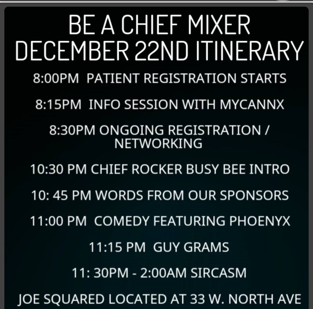 MarylandNORML's tweet photo. Chief Loud @CHIEFLOUDLLC presents BE A CHIEF! Mixer with Chief Rocker Busy Bee &amp; MD NORML Food Drive - Fri. Dec 22 at @joesquared 33 W. North Ave. #Baltimore ~ Live music &amp; comedy! More info/RSVP: https://t.co/NSzlzYa1pk ~ #cannabis #marijuana #MMJ #pizza #Maryland #LegalizeMD https://t.co/jfIY4JEhNS