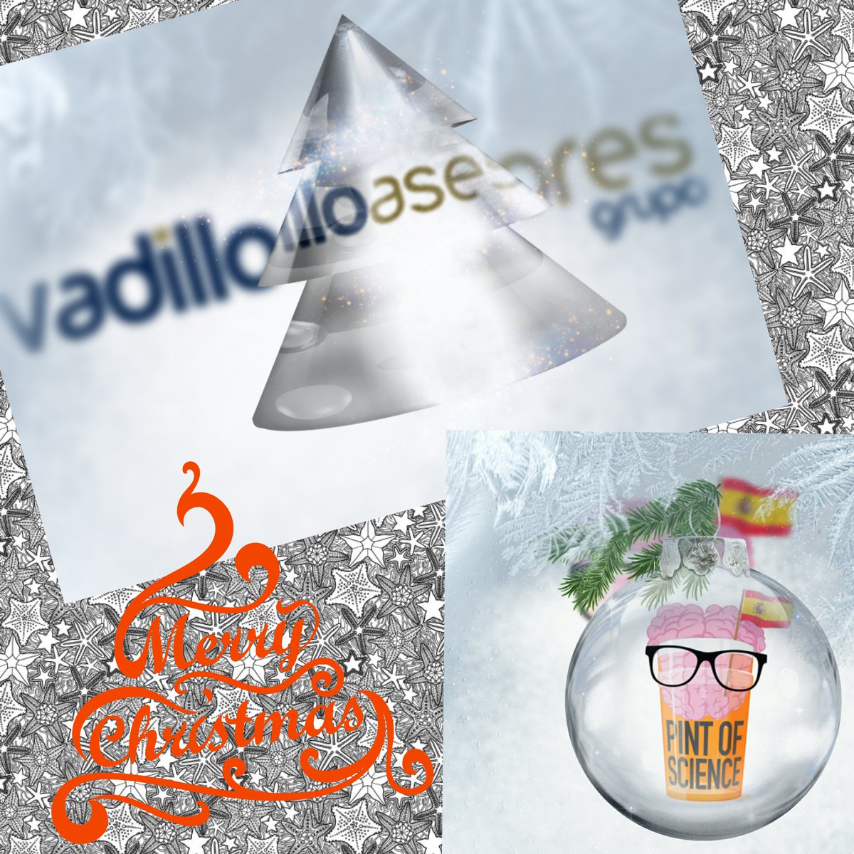 pintofscienceES's tweet photo. A nuestros amigos de @grupovadillo les deseamos unas Felices Fiestas 🎄🎄 y les agradecemos mucho su apoyo en este #Pint17ES. ¡¡Un abrazo muy fuerte!! https://t.co/3aZotNvoht