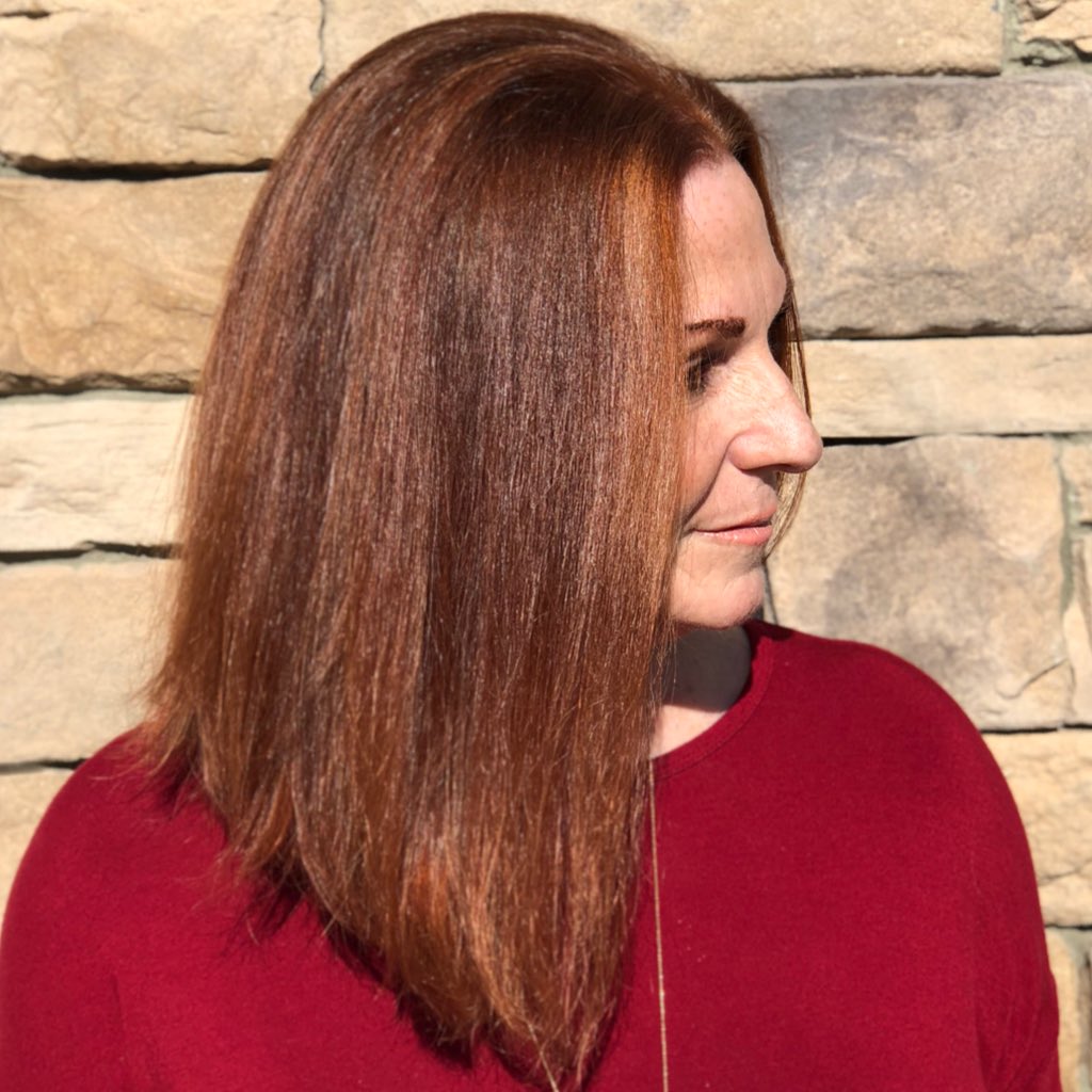VonKekel's tweet photo. Gorgeous Aveda red by Protege Stylist Keriann. @aveda #vkaveda #redhair #redhaircolor #gingerhair #gingerhaircolor #avedacolor #avedaspicedcherry #loveyourcolor #holidayhair https://t.co/qBVeWerYqA