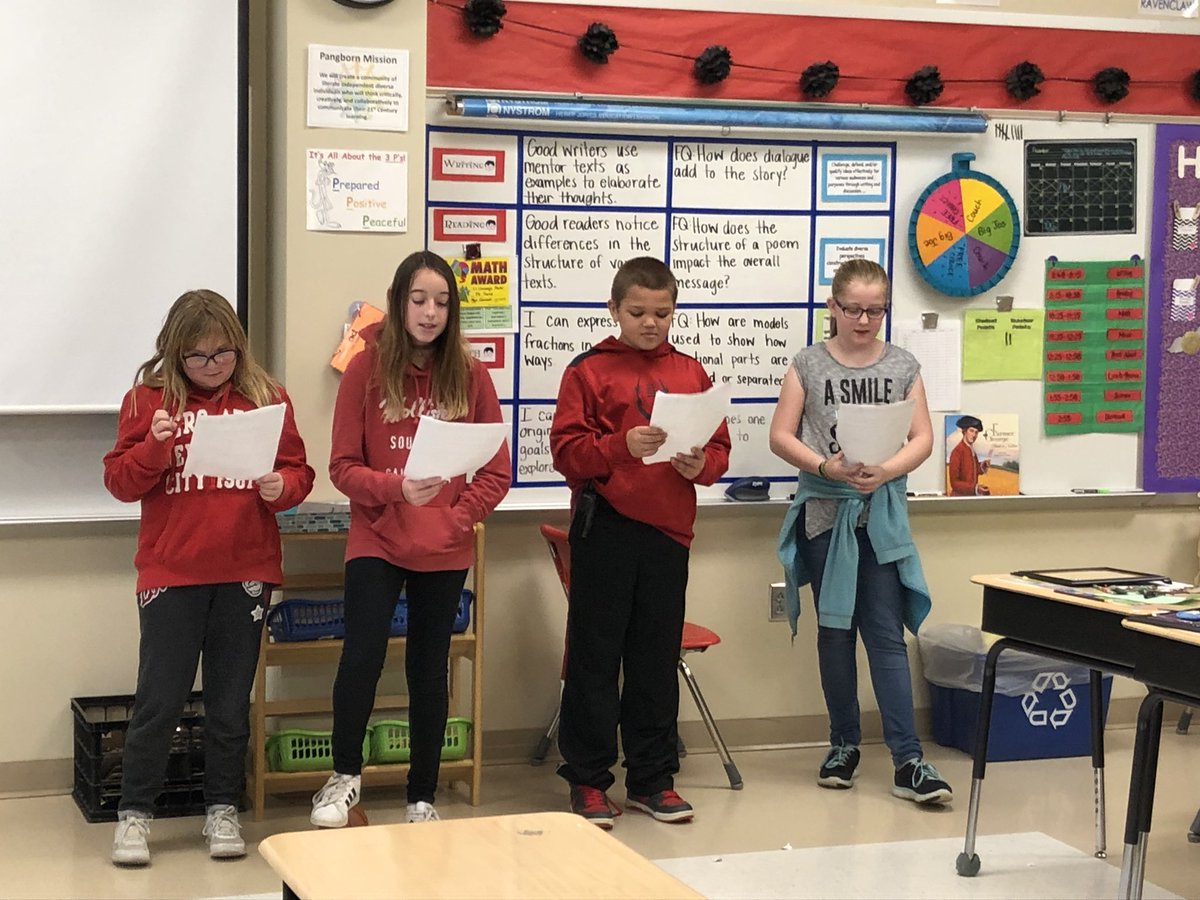 <a href="/PangbornES/">Pangborn Elementary</a> Principal, Mr. MEREDITH was included in one of <a href="/PlumeEli/">Beth Plume</a> Ss Reader’s Theaters today! Snowed in at Pangborn Elementary!