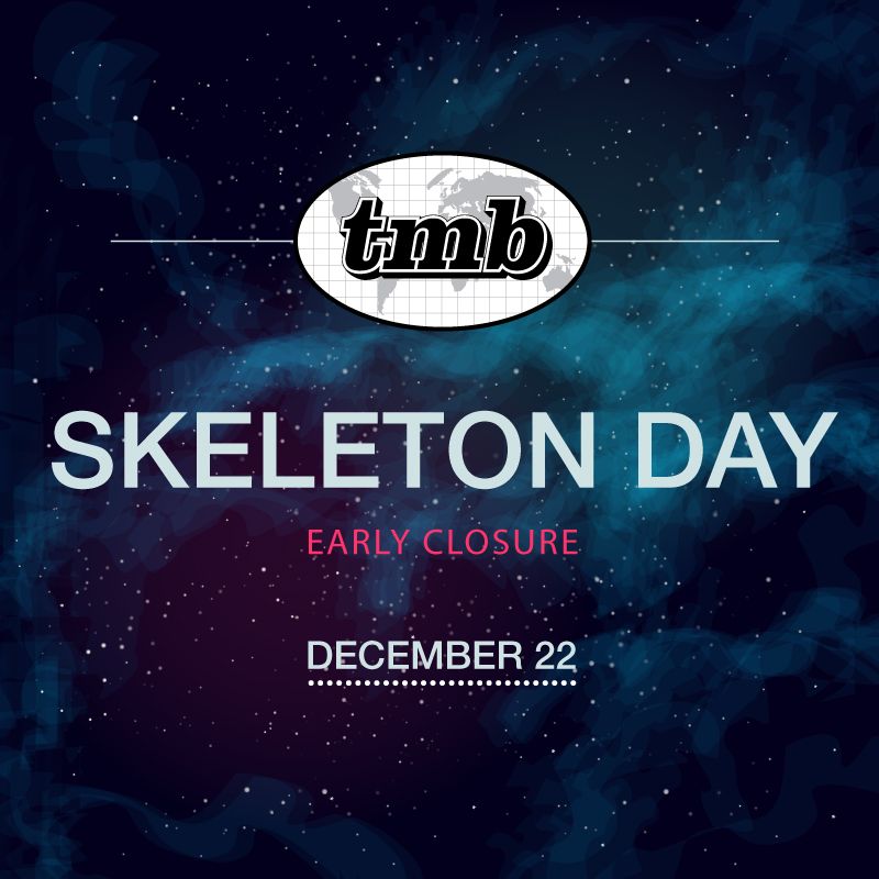 tmbworldwide's tweet photo. All TMB locations will be operating with 50% of our staff tomorrow! We will also be closing early in most locations. #TMB #HappyHolidays #StarryBackground #TheForceIsStrongWithThisPost https://t.co/GJMD6XcZ2n