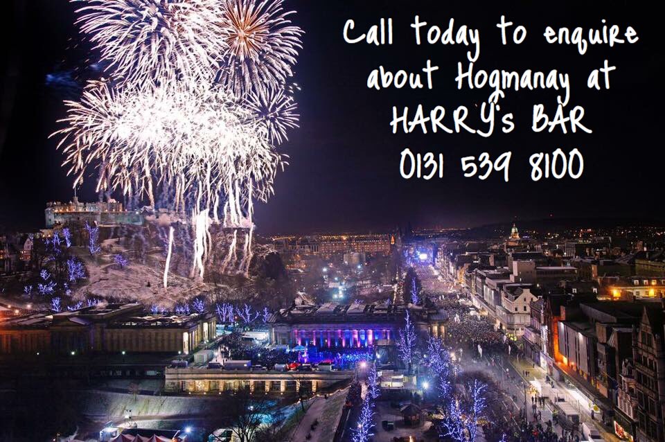 If you’re interested in booking a table for drinks at Harry’s Bar for this Hogmanay, give us a call today.
