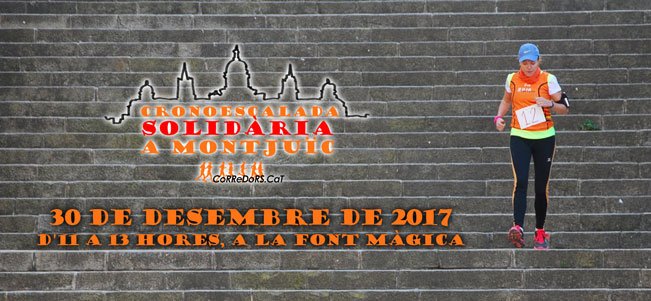 Després de les <a href="/24h_bcn/">24 hores barcelona</a> toca el següent event soidari. La #CronoEscalda Solidària.
Preu de la inscripció: una joguina nova que donarem a Creu Roja.
+ info: corredors.cat/cronoescalada