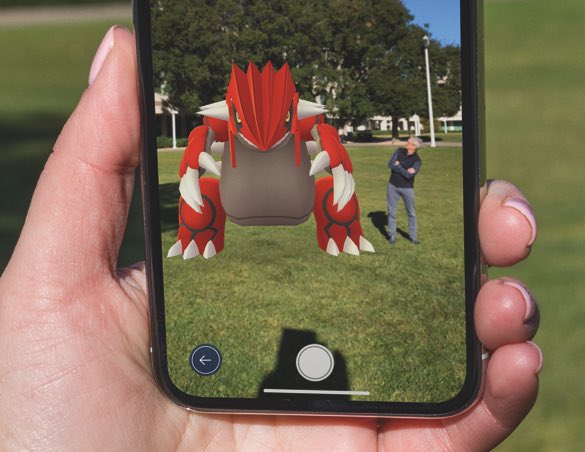 You never know who you’ll run into on the Apple campus! The power of ARKit is coming to @PokemonGoApp today — taking its AR to a new level, including more interactivity between Pokémon and Trainers.