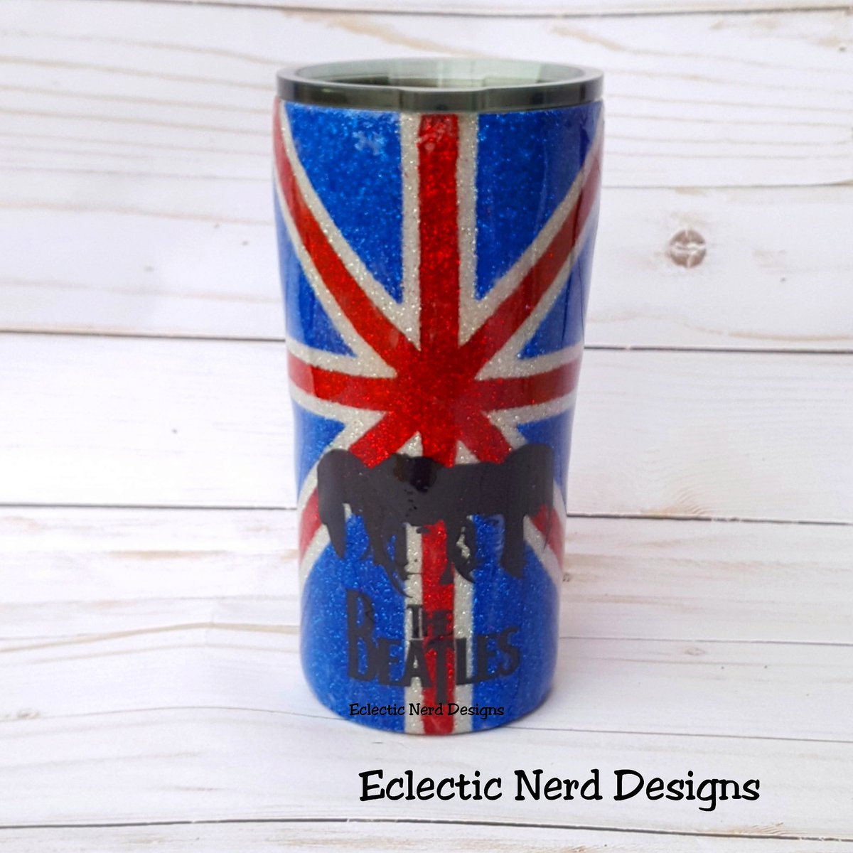EclecticNerdDes's tweet photo. New teacher gift went out this week! 
#Beatles #Beatlesgifts #handmade #glitter #glittertumbler #eclecticnerddesigns https://t.co/JwO3oFYcMV