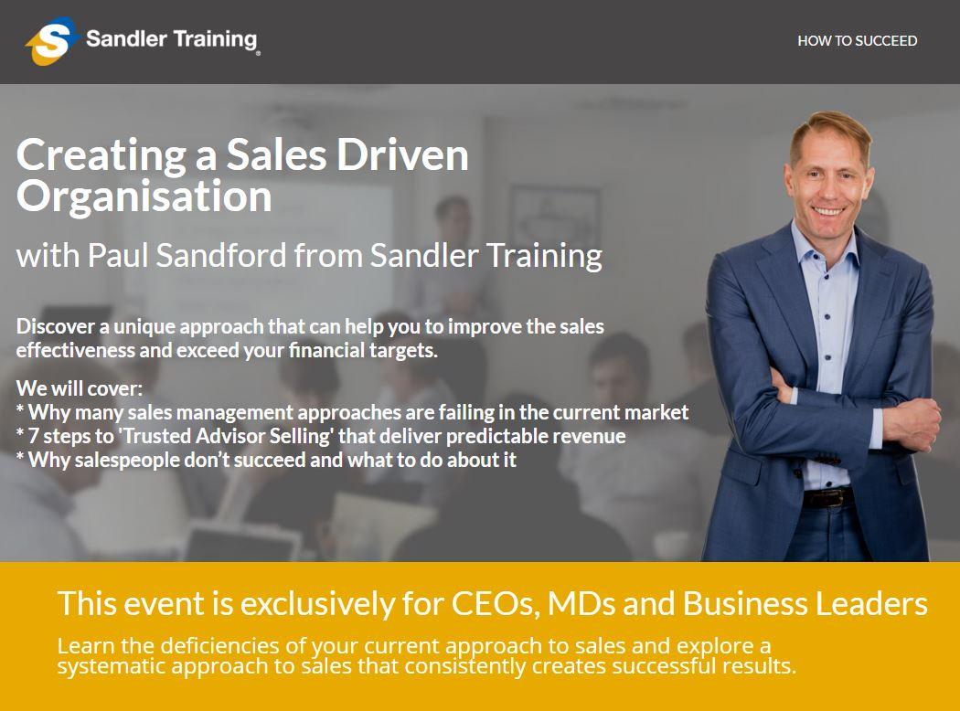 JWBART1's tweet photo. Creating a Sales Driven Organisation : Thurs 1 Feb
Join us for an exclusive breakfast event for ambitious business owners, MDs and CEOs who are looking to accelerate their growth or are experiencing sales-related issues. https://t.co/be5M5nk8Ns https://t.co/hIUS3cHOpg
