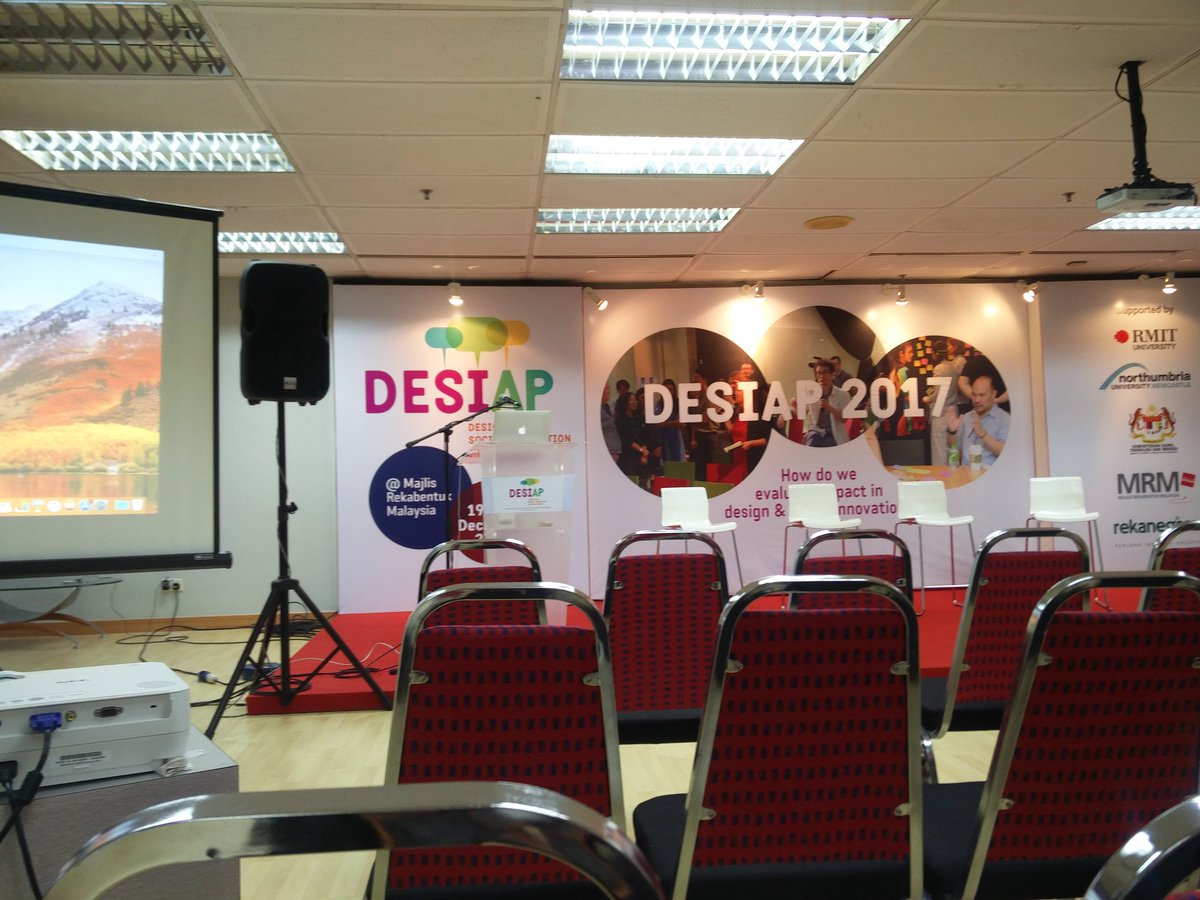 UmmiJameel's tweet image. T&apos;was cool to be at the DESIAP 2017 event today! #design #socialinnovation #evaluationmethods