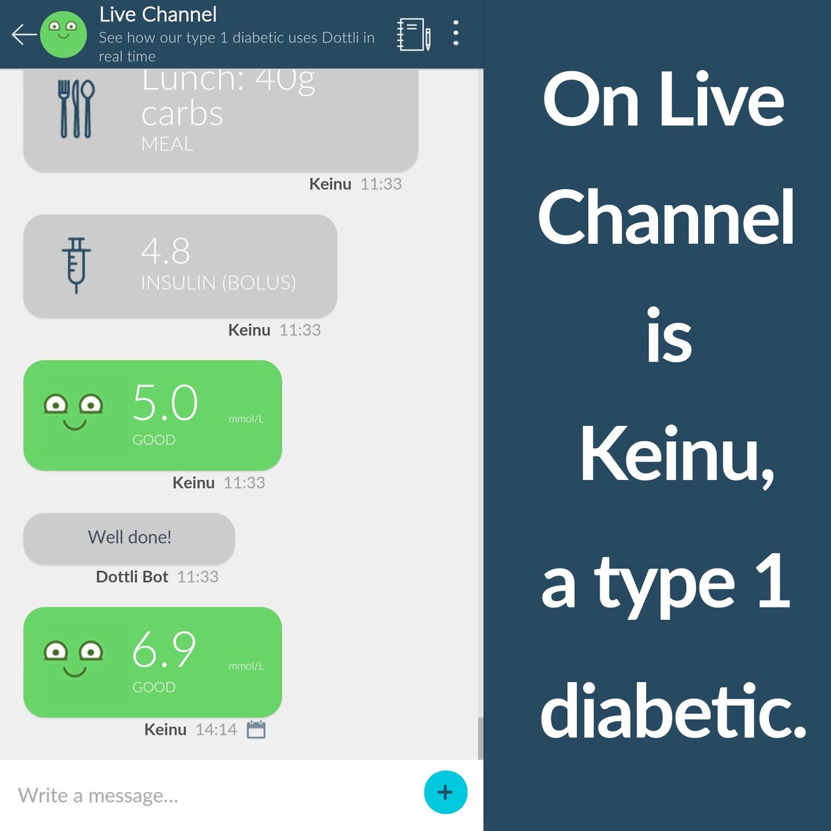 Check Dottli app's Live Channel to see what kind of values has Keinu had! #diabetes #type1diabetes
#diabetesuk #diabetesindia
