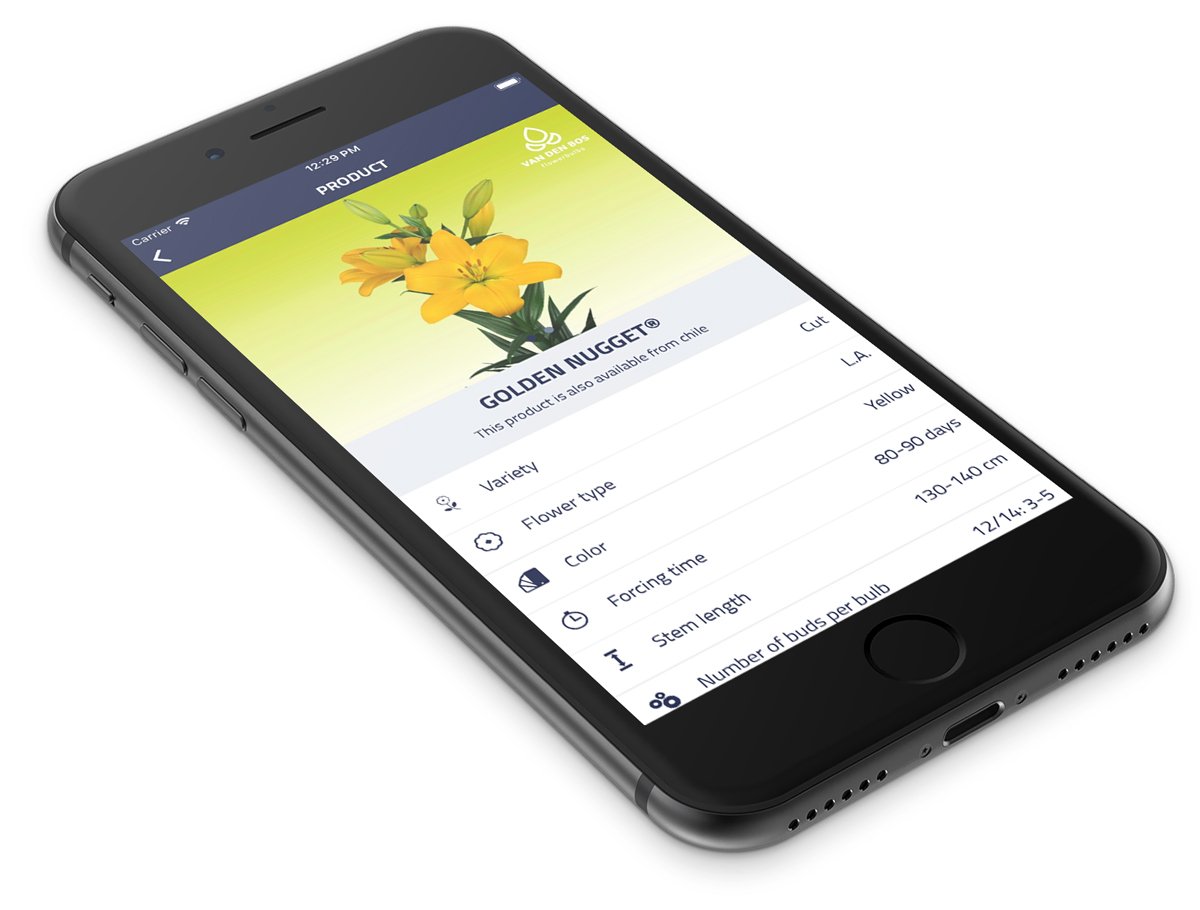 Check out our Van den Bos app as of today!! It is really easy, just go to your app store, type in Van den Bos and press download.