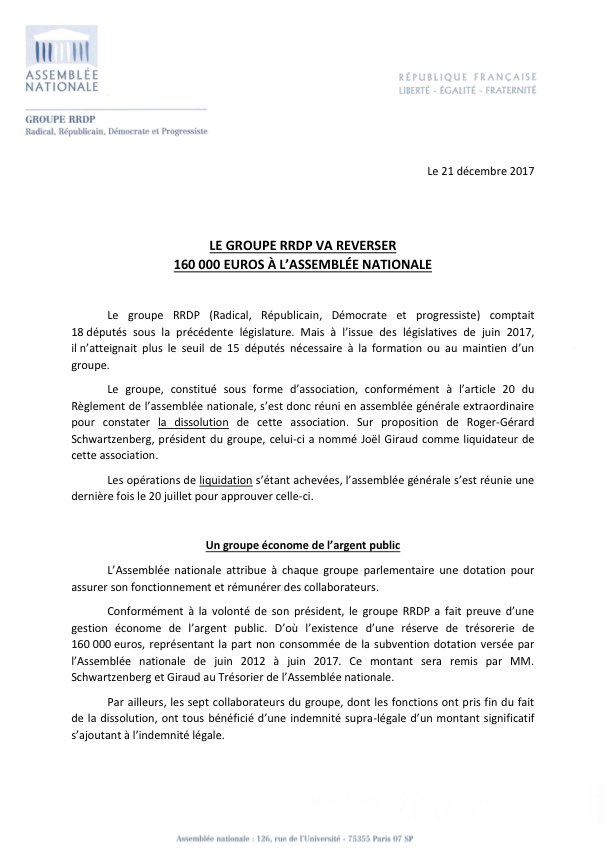 RRDPdep's tweet photo. [CP] Dissolution du groupe #RRDP https://t.co/7XVBqBStCZ