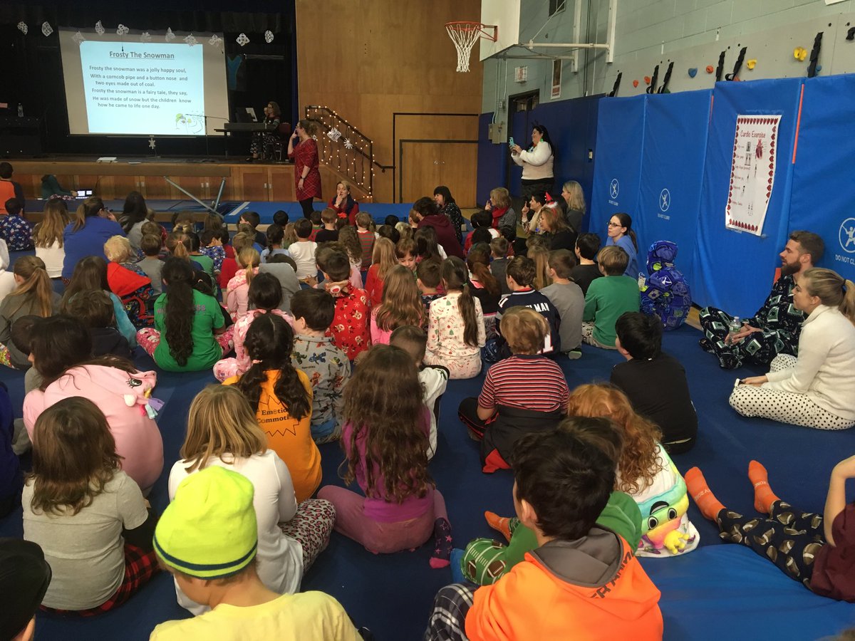 Pajama Day and Holiday Sing Along - a special coming together of the Parkway School community! #drjillGildeagps
