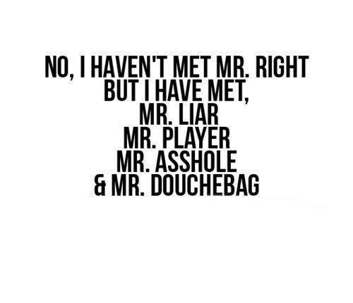 Who told you to meet them all?