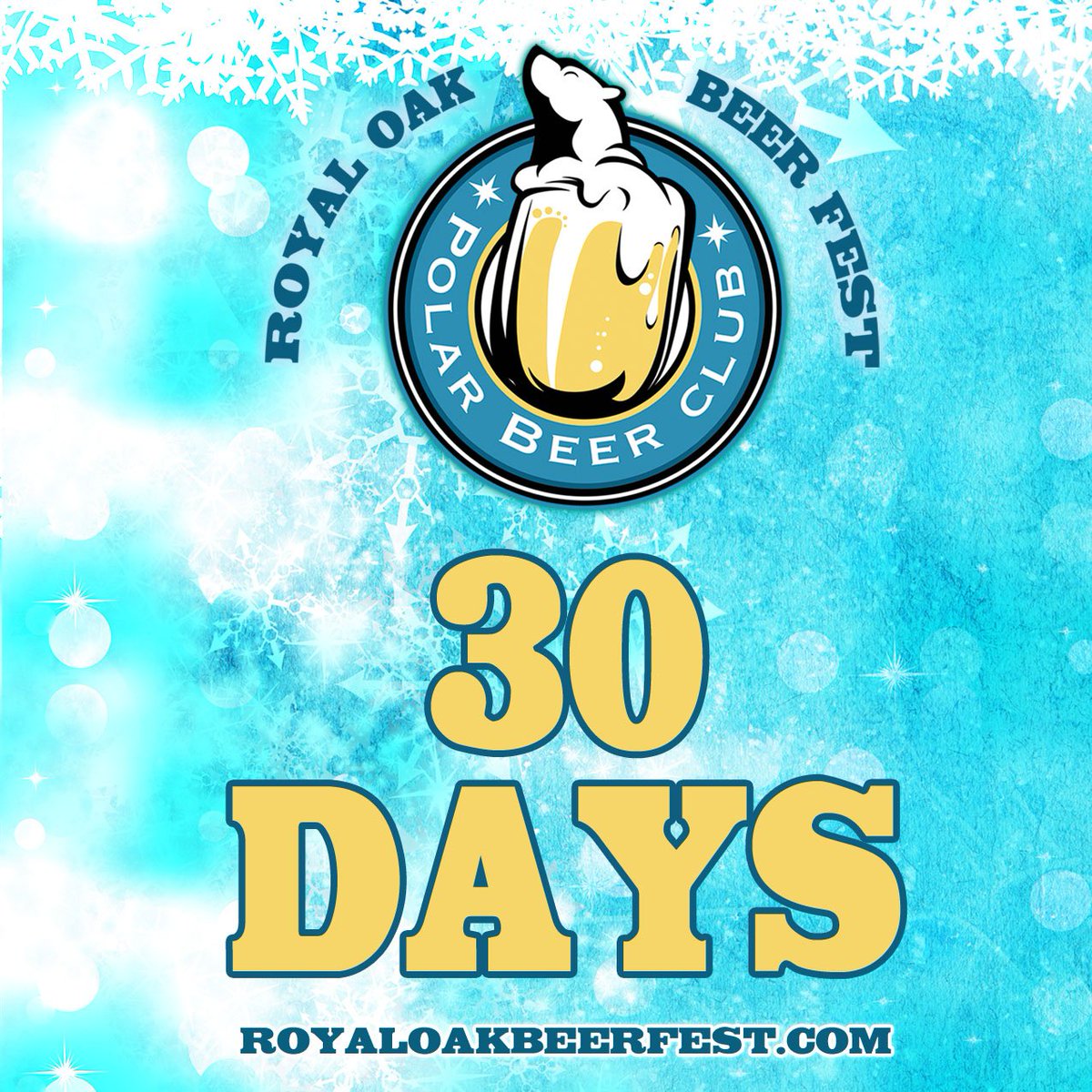 EliveEnt's tweet image. In 30 DAYS... the @Polar Beer Club 2018 winter celebration of craft beers and brewers will be here! January 20th be at the Royal Oak Farmers Market! RoyalOakBeerFest.com
#RoyalOakBeerFest #PolarBeerClub #ROBF #PBC2018
