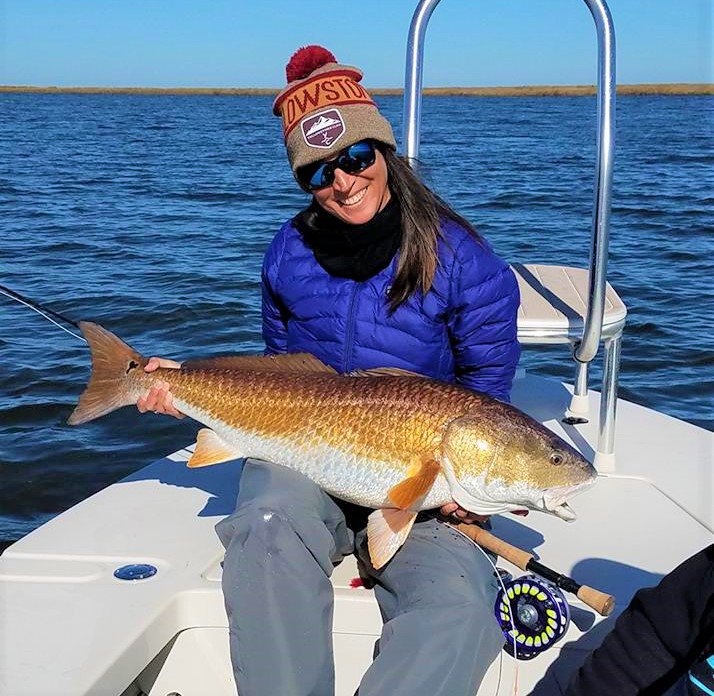 _Darcizzle_'s tweet image. RETWEET for girls that fish! Lurah K with a gorgeous Redfis on the fly to WIN my weekly FB Contest...congrats and thanks for sharing!