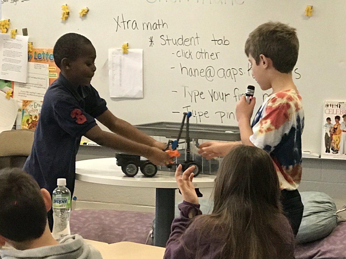 LPSSuperSwift's tweet photo. 3rd gr @A2Dicken Dolphins demonstrate design process to save the tigers - critical thinking is impressive! @A2schools @MichiganPLTW @aapscolligan @TPachera https://t.co/4kUSsVYRJr