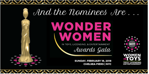 WomenInToys's tweet photo. WIT proudly announced the 2018 Wonder Women Award Nominees! Meet the incredible women who are making things happen in toys, licensing &amp; entertainment: https://t.co/xgossPtJji #WonderWomen #WITempowers #WomenInToys https://t.co/6d9kvLRf78