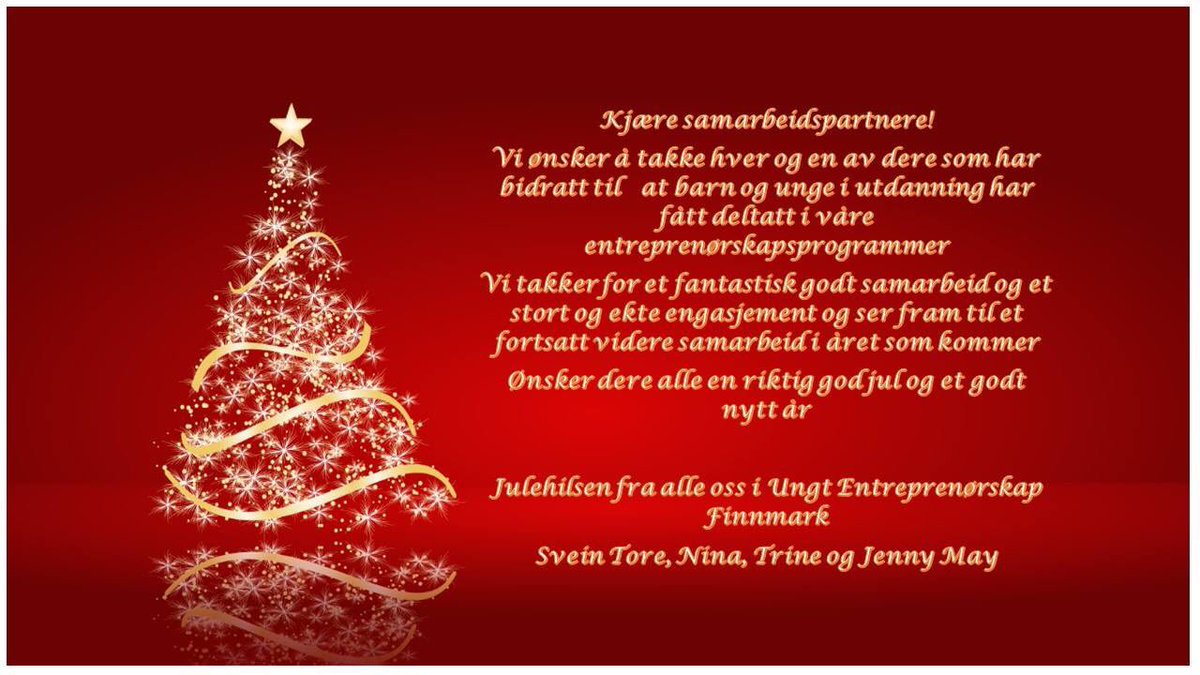 Samarbeidspartnere, lærere og elever - tusen takk for samarbeidet i 2017 🎄 #samspill #innovatørertrengsoveralt