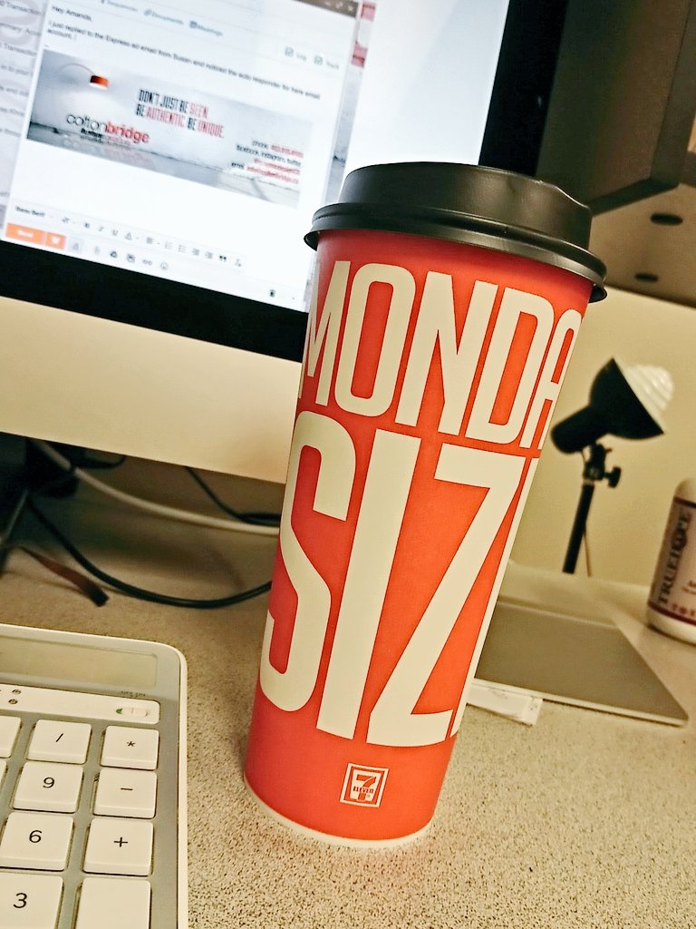 graphicdesignCB's tweet image. It's still Monday right?! It's no Dose but today size and proximity to office are key.
#getbacktowork #CBGD #coffee