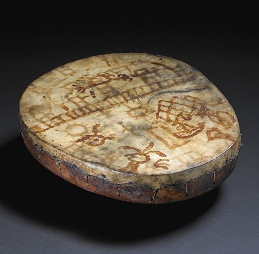 judy_rudoe's tweet photo. #Sami #drum: symbols of continuity with land &amp; ancestors, #reindeer herding above, underworld fishing boat below, where sun cresting horizon may represent #WinterSolstice. Gift to @royalsociety 1681, thence to #HansSloane, see it till 8 April in #LivingWithGods @britishmuseum https://t.co/BH9WqU8ZVw