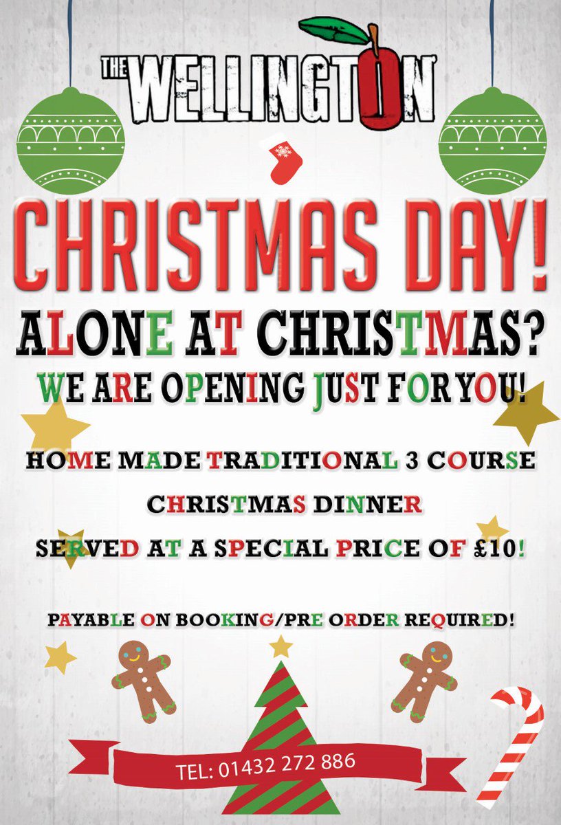 TheWellyHFD's tweet photo. We are still taking bookings for our Christmas day special offer of just £10 per person for anyone who may be spending this Christmas day alone. Also we have a pre-paid space available, kindly donated. All we need is a name. Do you know anyone who we could help? Please share https://t.co/Xx5niAGLJ5