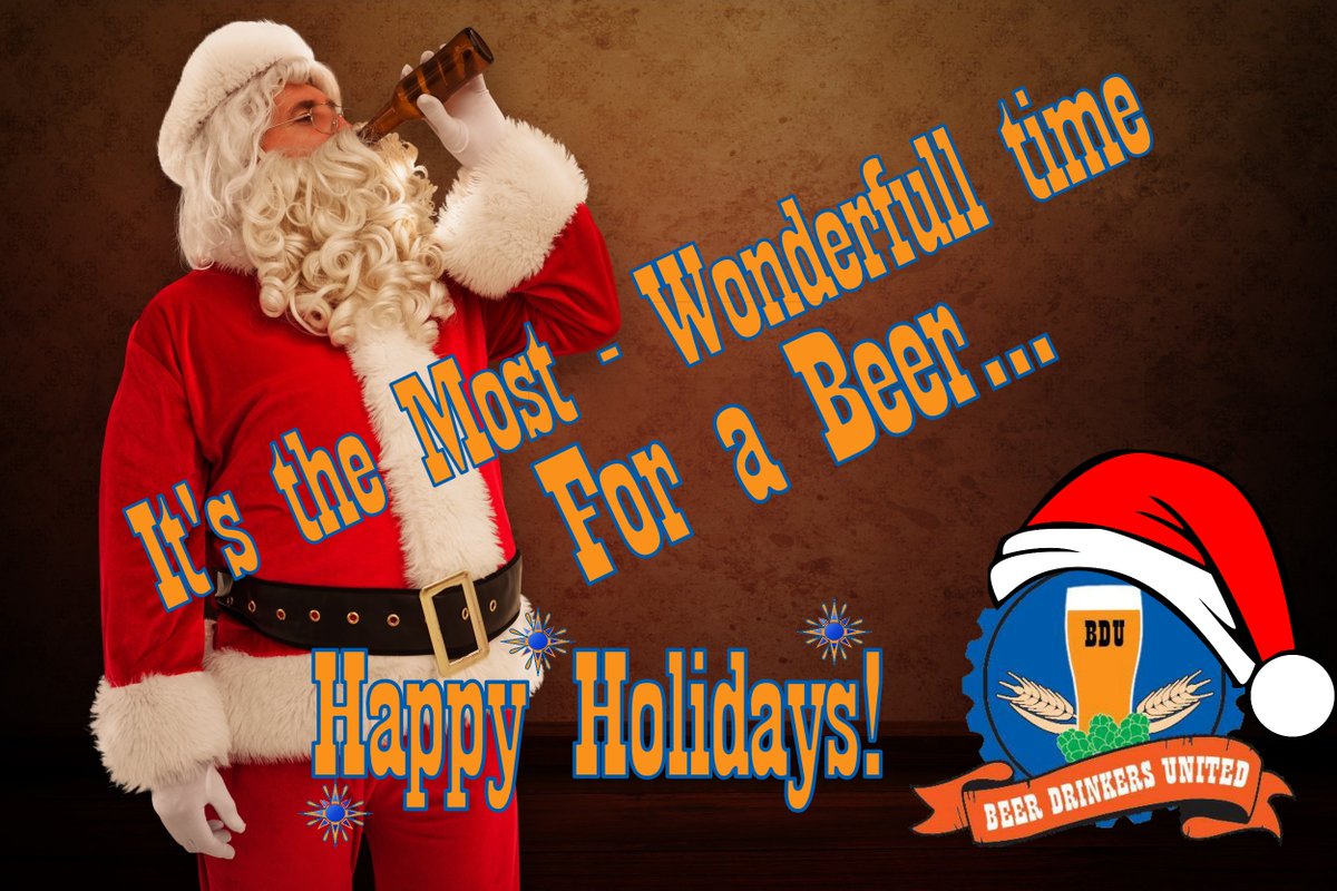 Happy Holidays and #WinterSolstice from #BDU... Have a #Beer !!