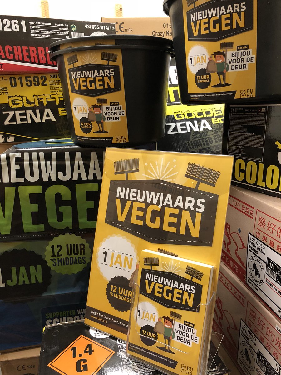 Helpen jullie mee opruimen? Mooie aktie van @buhadoetinchem en @gemeenteDchem #ruimjerotzooiop #vuurwerk