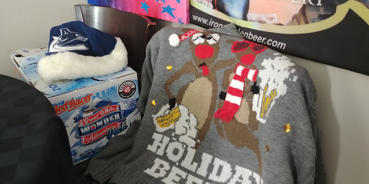 boozereviewsca's tweet photo. And..... Thats a wrap.. For drinking anyways... I finished filming the #24DrunkenDaysofDecember last night... Well the pack anyways bonus videos still pending :) https://t.co/V6onYdMedM