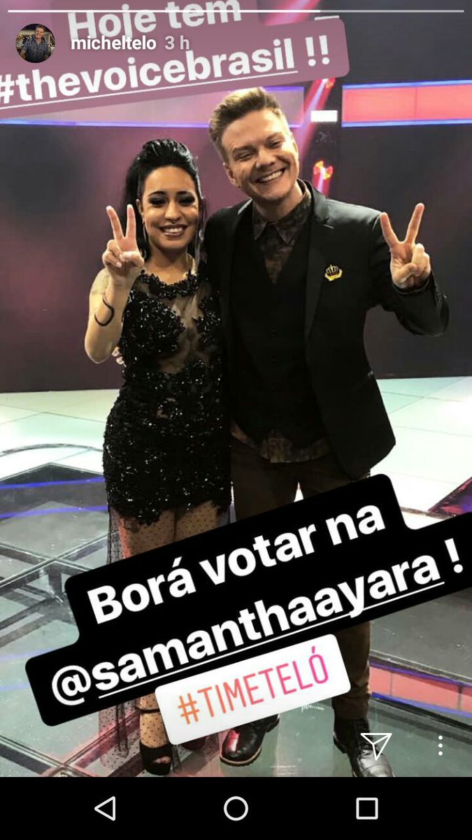 fabianostckel's tweet photo. #samanthacampeã #teamtelo #TheVoiceBrasil https://t.co/oZx5TXhMdO