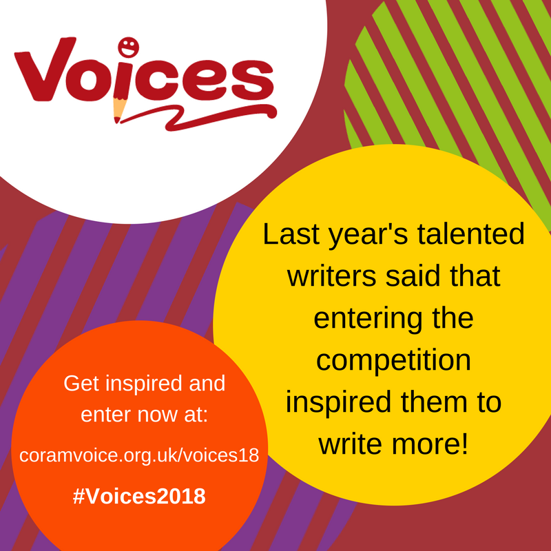 CoramVoice's tweet image. Entering our Voices competition opened the doors to exciting new possibilities for young people and inspired them to write more. Inspired to get writing this year? Enter now! Coramvoice.org.uk/voices18 #NewYear #NewChapter #MondayMotivation.