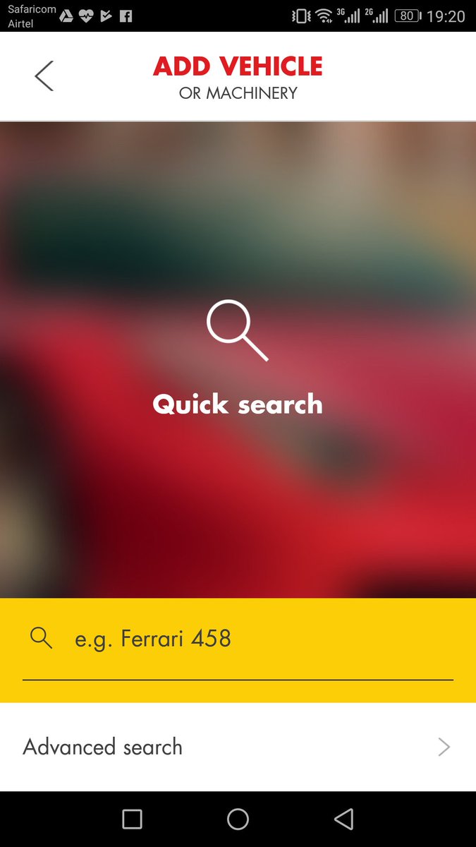 Evansomede's tweet image. @vivoenergykenya This #Shellapp doesn't recognise my Toyota