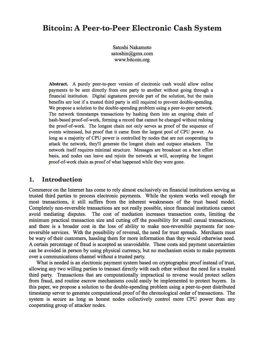 833BITCALL's tweet photo. The whitepaper that started it all… https://t.co/XwHkKYfOAy